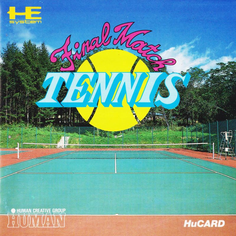Final Match Tennis box art for PC Engine